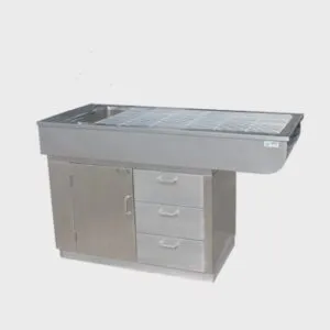 Flat 304 stainless steel dry treatment table