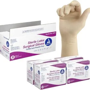 Sterile Latex Surgical Gloves, Size 7.0, Powder-Free, 50/BOX Sterile Latex Surgical Gloves, Size 7.0, Powder-Free, 50/BOX