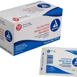Stretch Gauze Bandage Roll - Sterile, 2", 12/BOX