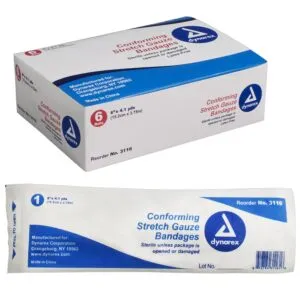 Stretch Gauze Bandage Roll - Sterile, 6", 6/BOX