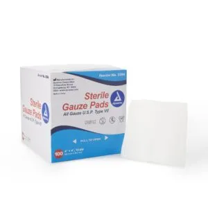 Gauze Pad - Sterile 1's, 4" x 4" 12 Ply, 100/BOX