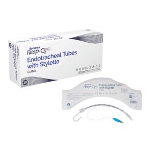 Endotracheal Tubes w/ Stylette - Cuffed, 4.5mm, 10/Cs