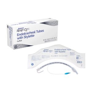 Endotracheal Tubes w/ Stylette - Cuffed, 7.5mm, 10/Cs