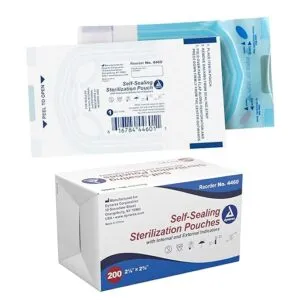 Sterilization Pouches, 2.25″ x 2.75″, 200/BOX Sterilization Pouches, 2.25" x 2.75", 200/BOX