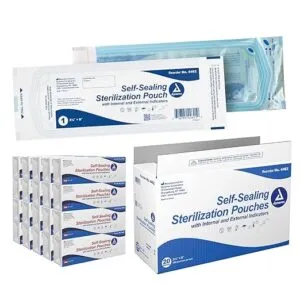 Sterilization Pouches, 3.5″ x 9″, 200/BOX Sterilization Pouches, 3.5" x 9", 200/BOX