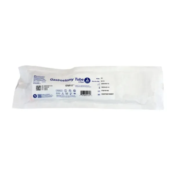 Gastrostomy Tube, 3 port, ENFit, 24 Fr, 5/Box