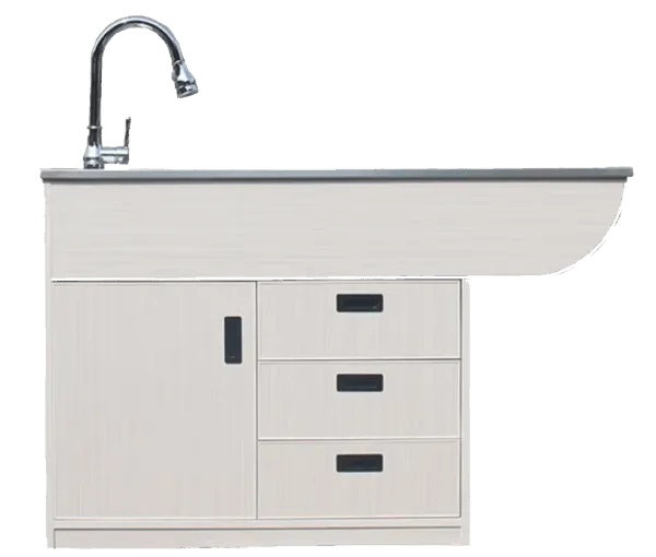 Wood frame Wet Disposal Table - Image 2