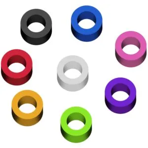 COLORED RINGS IN SILICONE TO ENCODE SURGICAL KITS, 120 PCS.