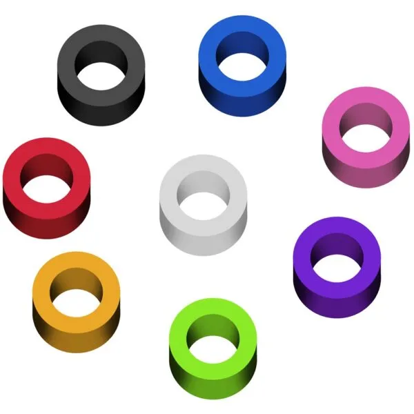 COLORED RINGS IN SILICONE TO ENCODE SURGICAL KITS, 175 PCS.
