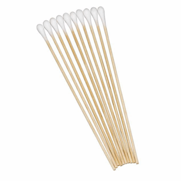 Cotton Tipped Applicator 6": 200 Count (100 packs of 2 swabs)