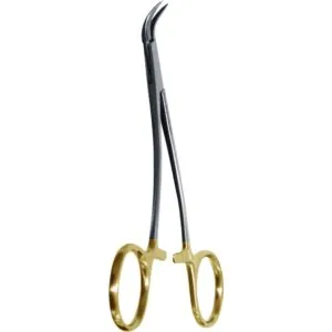 FRAGEMENT FORCEPS PEET, CURVED, WITH DIAMOND TIP, CM 12