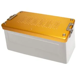 NEW YELLOW CONTAINER COMPLETE, MM 300X140X100