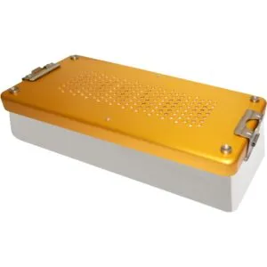 NEW YELLOW CONTAINER COMPLETE, MM 300X140X70