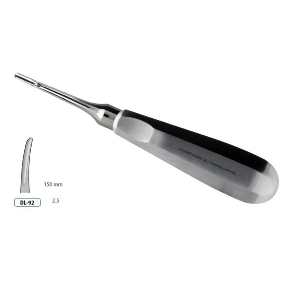 ROOT ELEVATOR BEIN CURVED 2.5MM 150MM