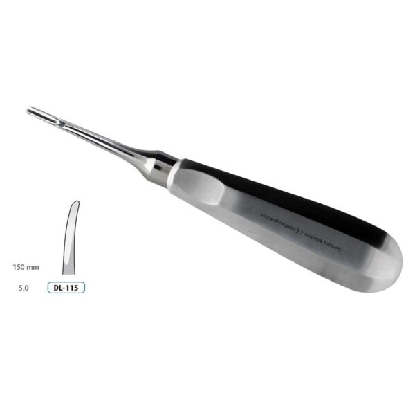 ROOT ELEVATOR LUXATOR CURVED 5.0MM 150MM