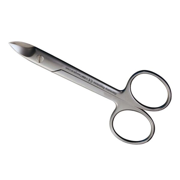 SCISSORS BEEBE SHARP CURVED 110MM