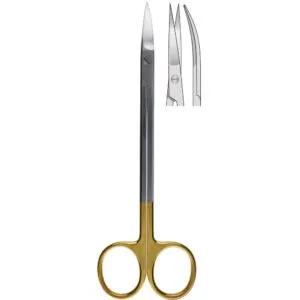 SCISSORS KELLY, CURVED, TC, 16 CM