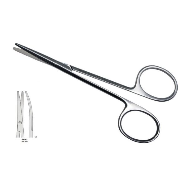 SCISSORS MAYO-STILLE CURVED 160MM