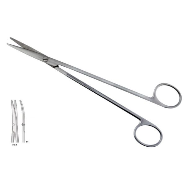 SCISSORS METZENBAUM CURVED 185MM