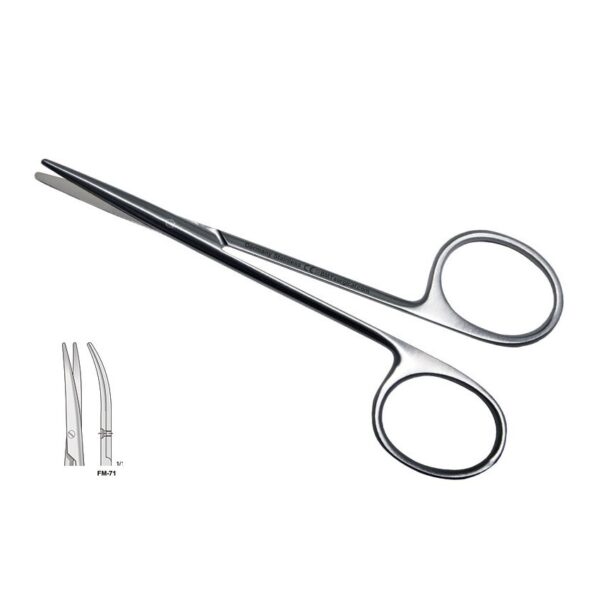 SCISSORS METZENBAUM CURVED 200MM