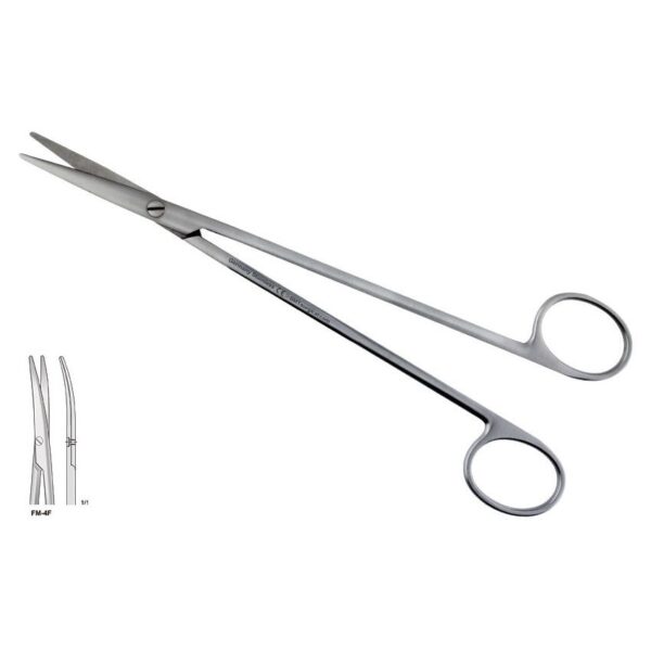 SCISSORS METZENBAUM CURVED FINE 185MM
