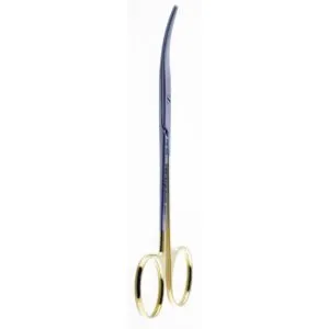 SCISSORS METZENBAUM, WELLENSCHLIFF, CURVED, TC, 14 CM