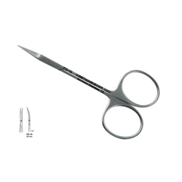 SCISSORS MICRO CURVED 85MM