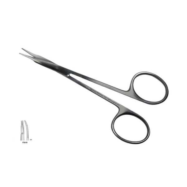 SCISSORS STEVENS CURVED BLUNT 110MM