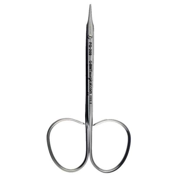 SCISSORS STEVENS, STRAIGHT, BLUNT, 10 CM