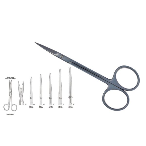 SCISSORS STRAIGHT SHARP 200MM