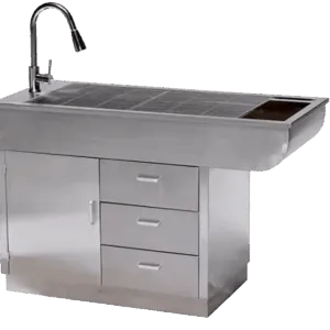 Stainless Steel Wet Disposal Treatment Table